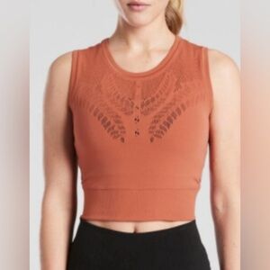 ATHLETA Women's Sleeveless Rust Top 🏃‍♀️🧡🍂🍁